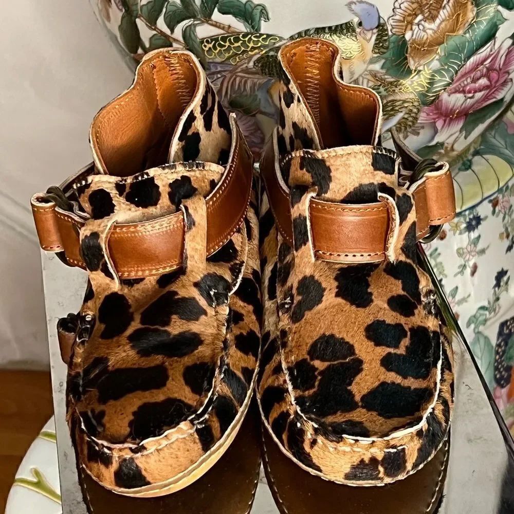 NEW Quoddy Leopard print Ring boots - Picture 5 of 7